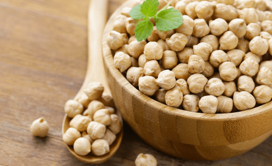an image of chickpeas in a bowl