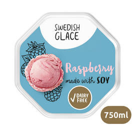 dairy-free swedish glace ice cream raspberry flavour