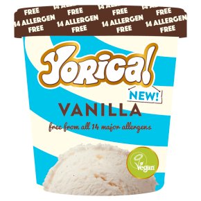 yorica vanilla dairy-free allergen-free ice cream