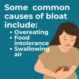 Some common causes of bloat include