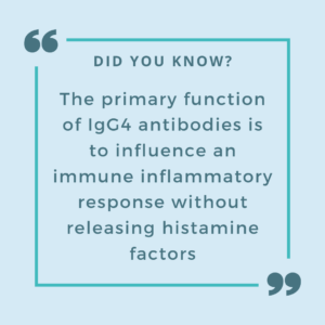 The primary function of IgG4 antibodies